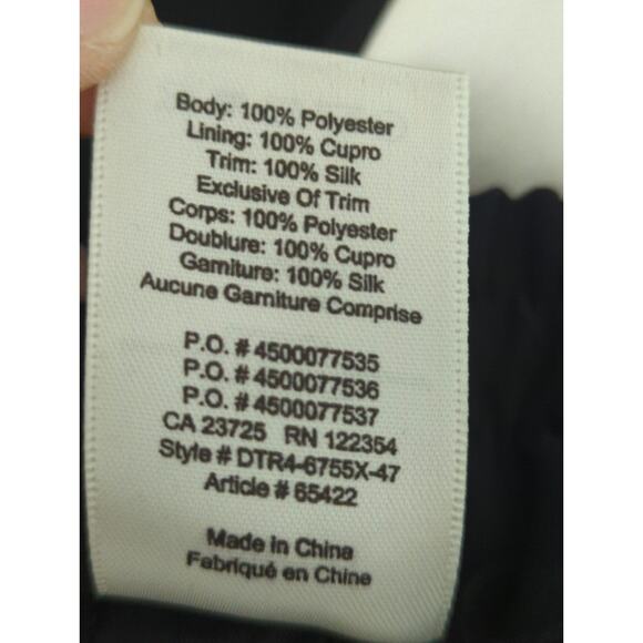 Wilfred High Waisted Black & White Size Zip Casual Pull On Pants MEDIUM - Picture 8 of 10